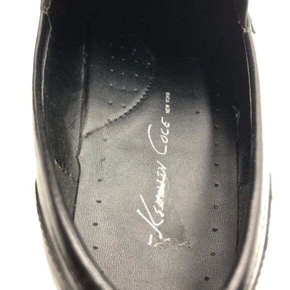 Kenneth Cole Victory at Lastle Men's Black Leather Slip On Dress Shoes 11.5M - Picture 13 of 13